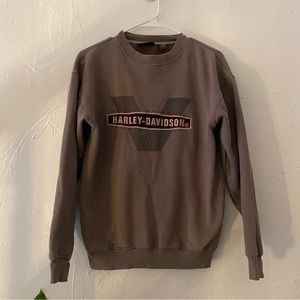 Vintage Gray Harley Davidson Crewneck Sweatshirt